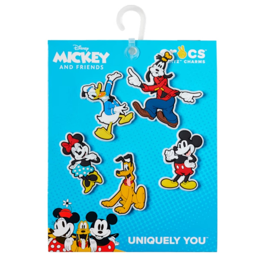 NEW Disney Mickey and Friends Croc Charms Jibbitz Set